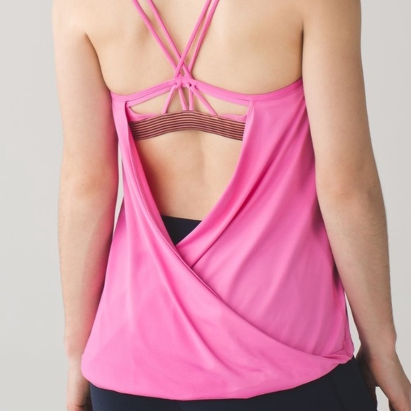 Lululemon Athletica Women’s Make A Move Tank, Paradise Pink, Yoga Tank size 6 - Picture 3 of 13